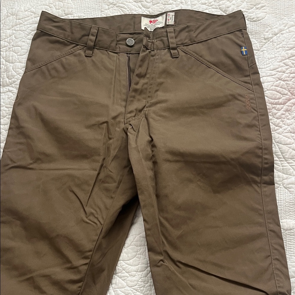 New - Fjallraven Men's High Coast Fall Trousers size 29” - Brown - G1000